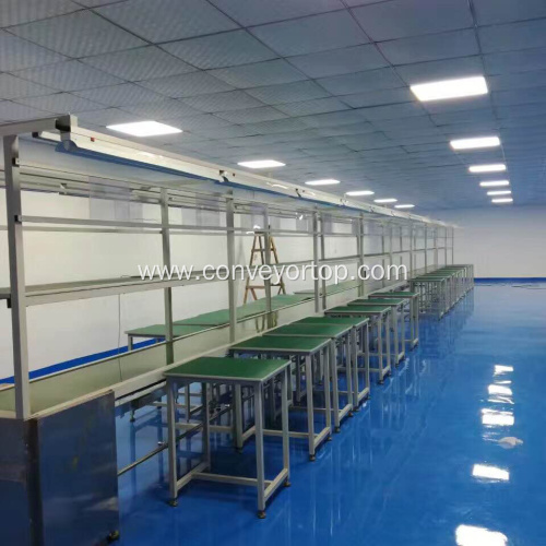 Aluminium Frame Food And Beverage Belt Conveyor System